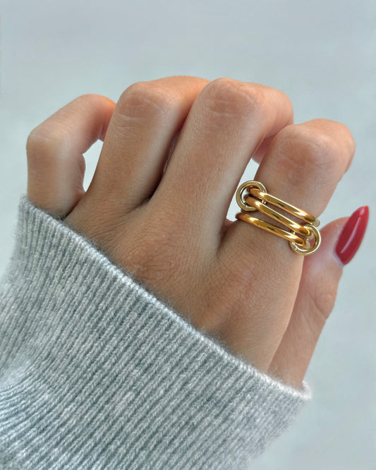 Helix Ring - Gold